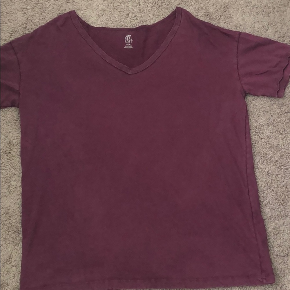 Aerie Real Soft V Neck Tee